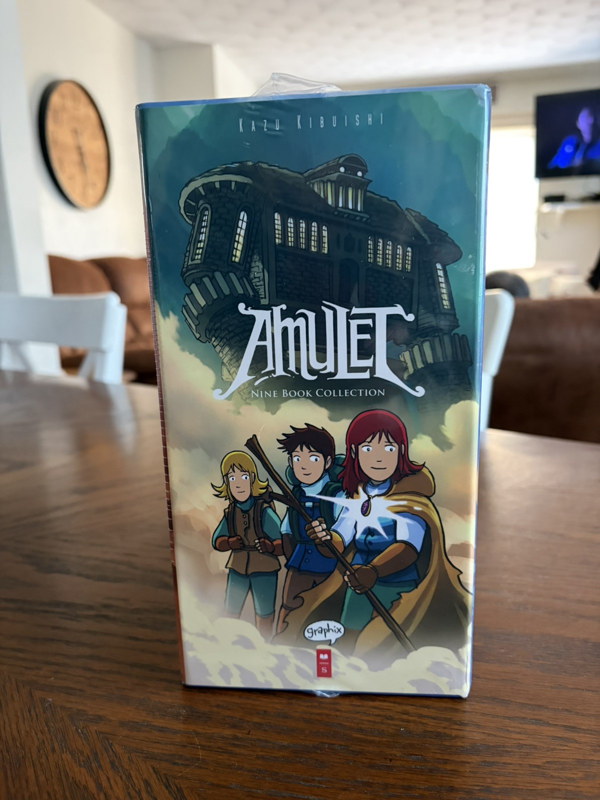 Lot AMULET Books #1-9 Complete Series Set by Kazu Kibuishi Graphic Novels LN
