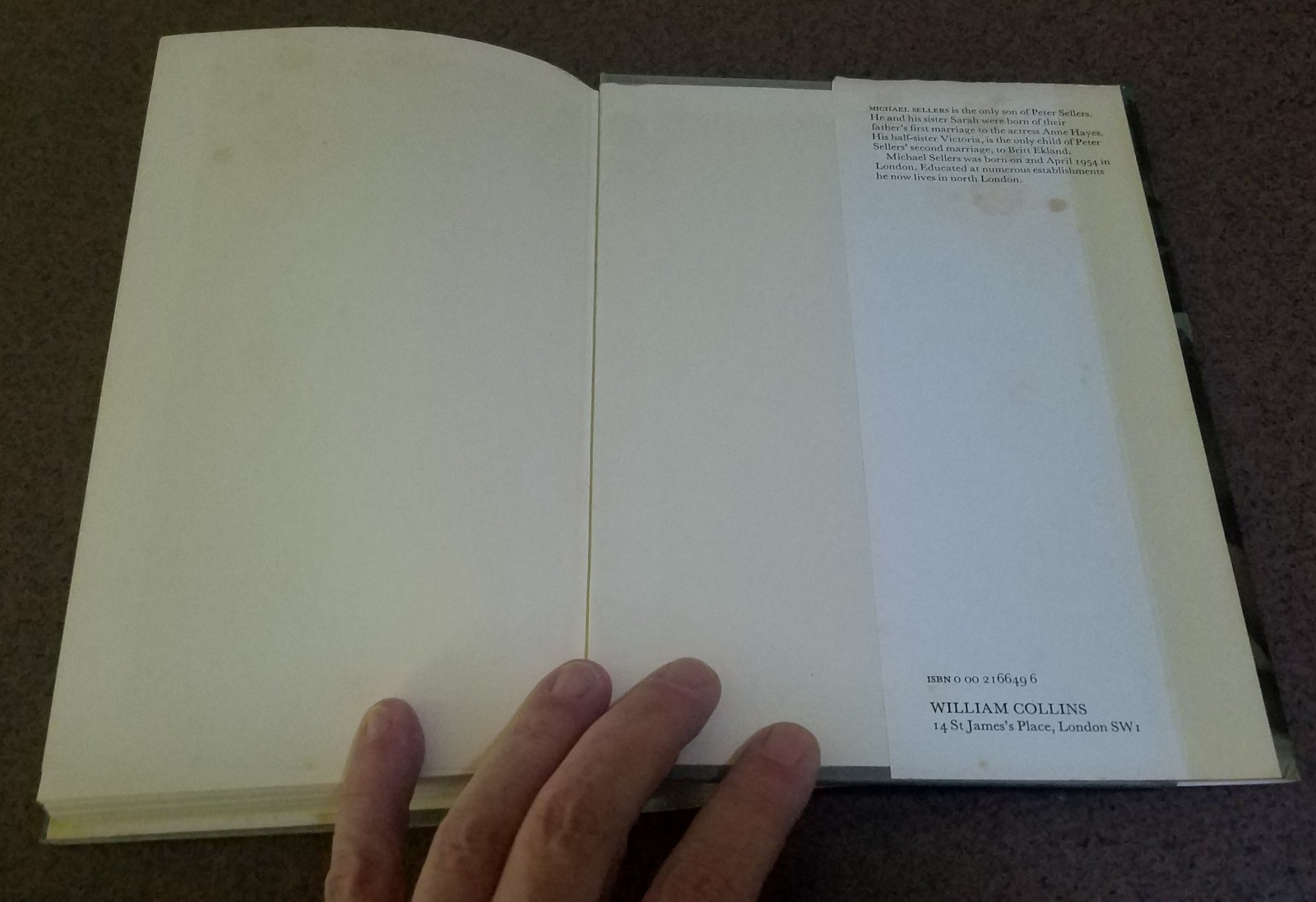Signed – P.S. I LOVE YOU 1981 PETER SELLERS Michael Sellers Ist Edition HC + DJ