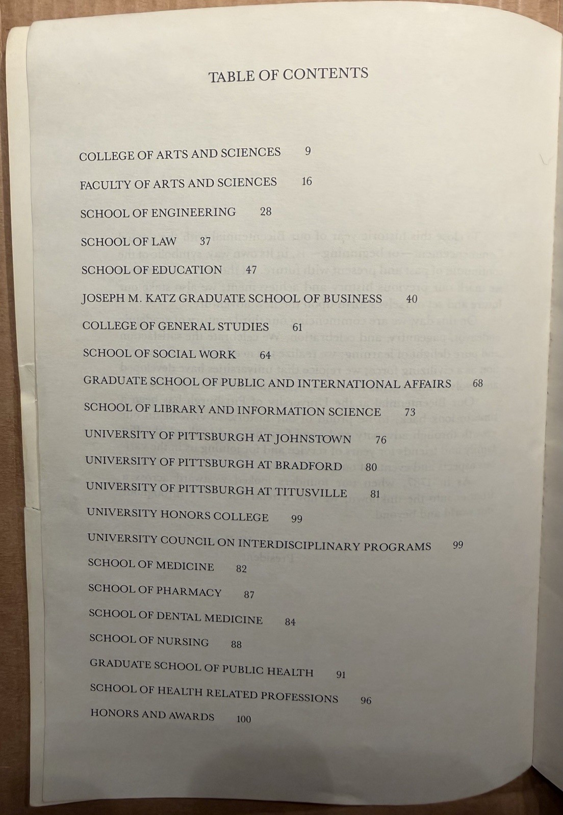 1987 UNIVERSITY OF PITTSBURGH COMMENCEMENT EXERCISES BOOK 136 PAGES with NAMES