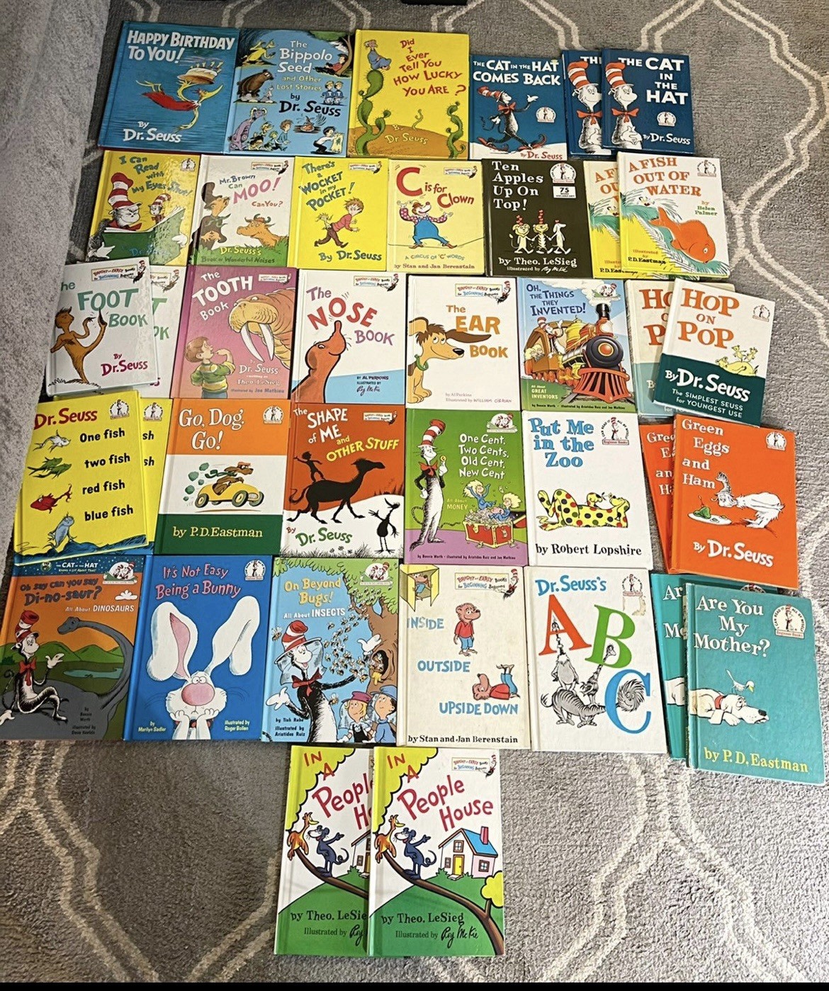 Huge Lot of 38 Dr. Seuss Beginner Books Children’s Books