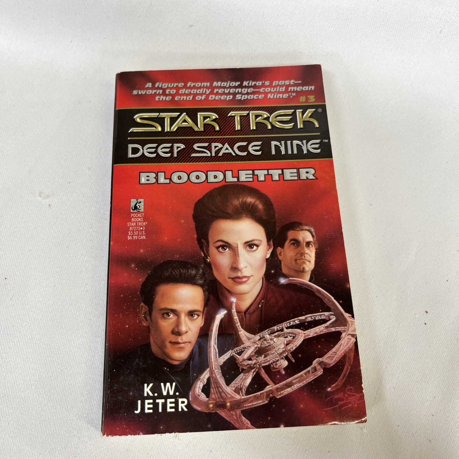 Star Trek Deep Space Nine Paperback Novels Lot of 7- “Warped” +#2,3,8,12,16,24