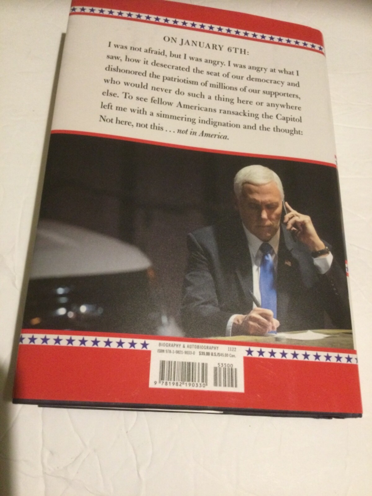 So Help Me God by Mike Pence -SIGNED First Edition. (Pasted in bookplate)