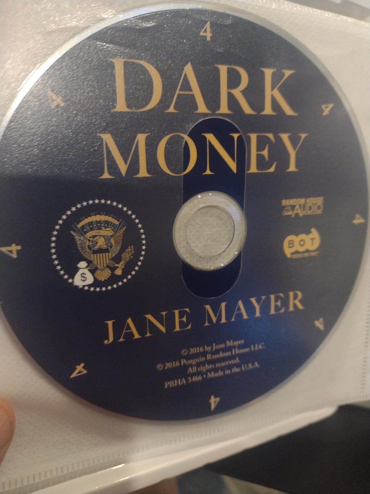 Dark Money The Hidden History of the Billionaires Jane Mayer Book On 14 CD’s VG