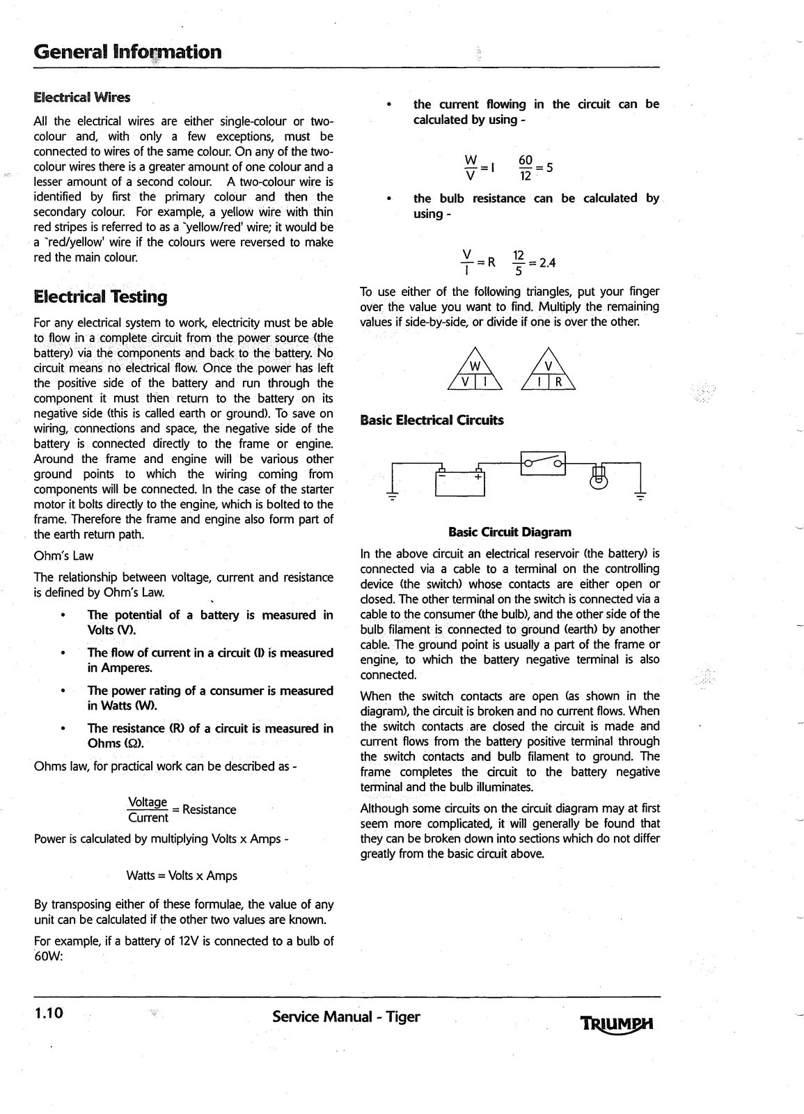 TRIUMPH Tiger 1050 Workshop Manual 2006, DOUBLE BINDING – PROTECTIVE COVERS