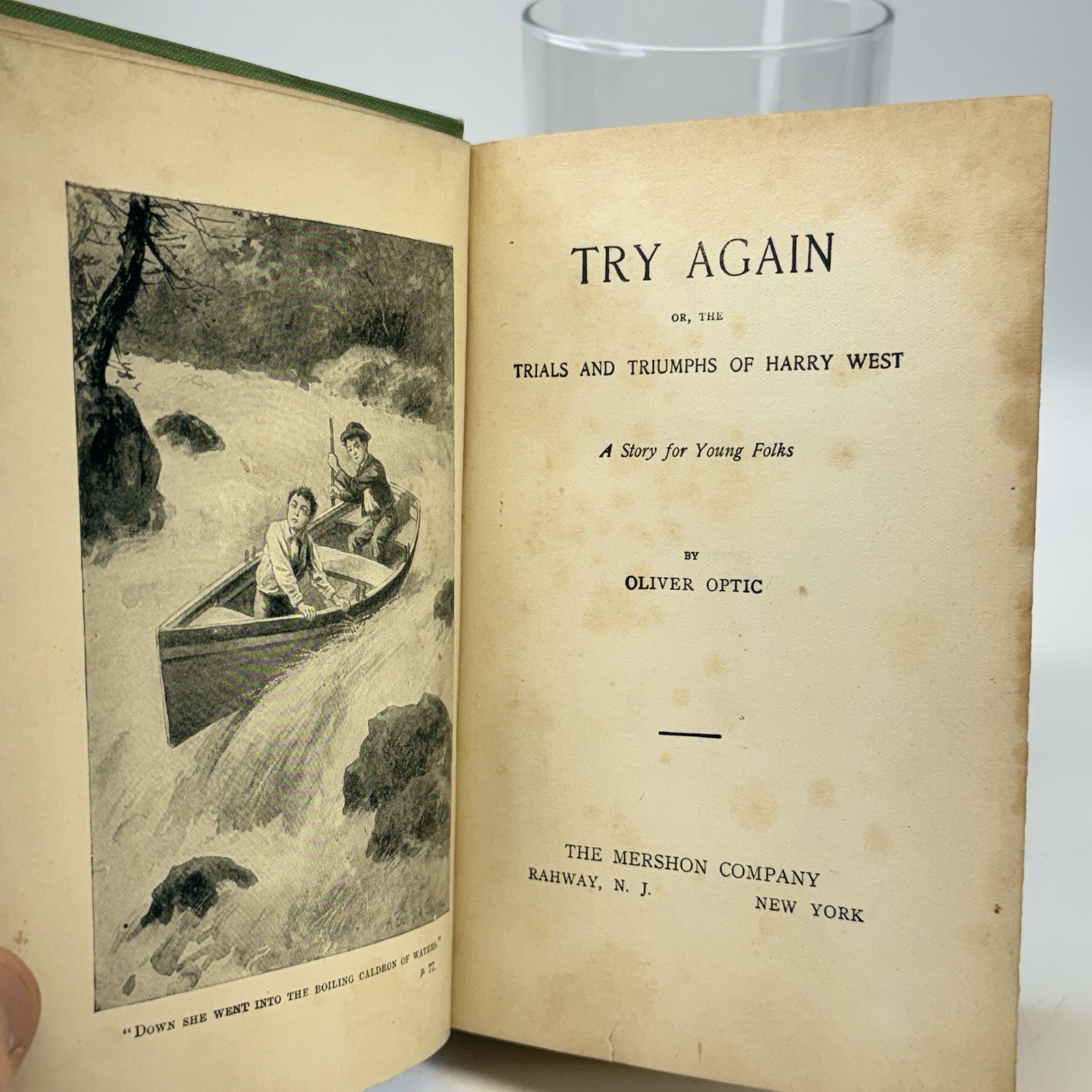 Try Again or The Trials And Triumphs of Harry West By Oliver Optic