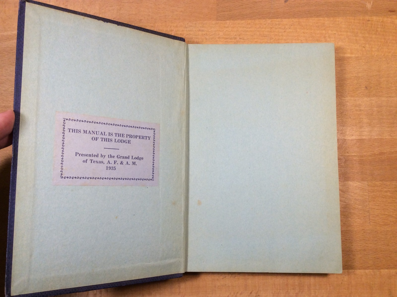 Lightfoot’s Manual of the Lodge, Texas Three Degrees Symbolic Masonry, 1934