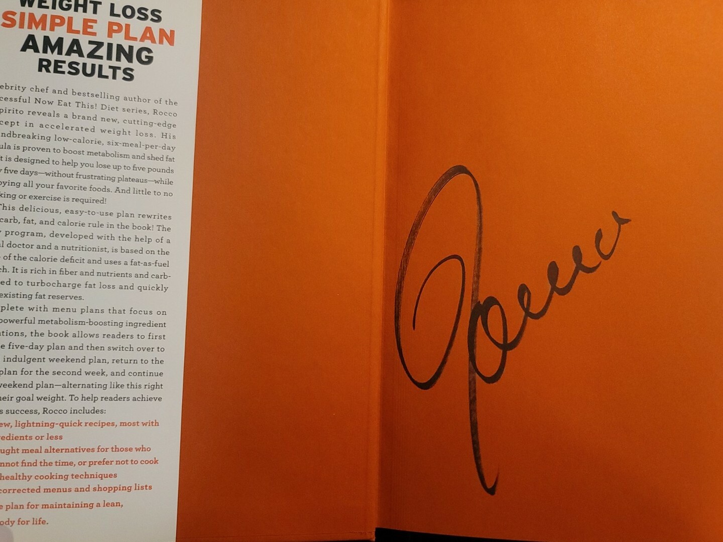 The Pound A Day Diet – Signed by Rocco Dispirito – Lose Up To 5 Pounds in 5 Days