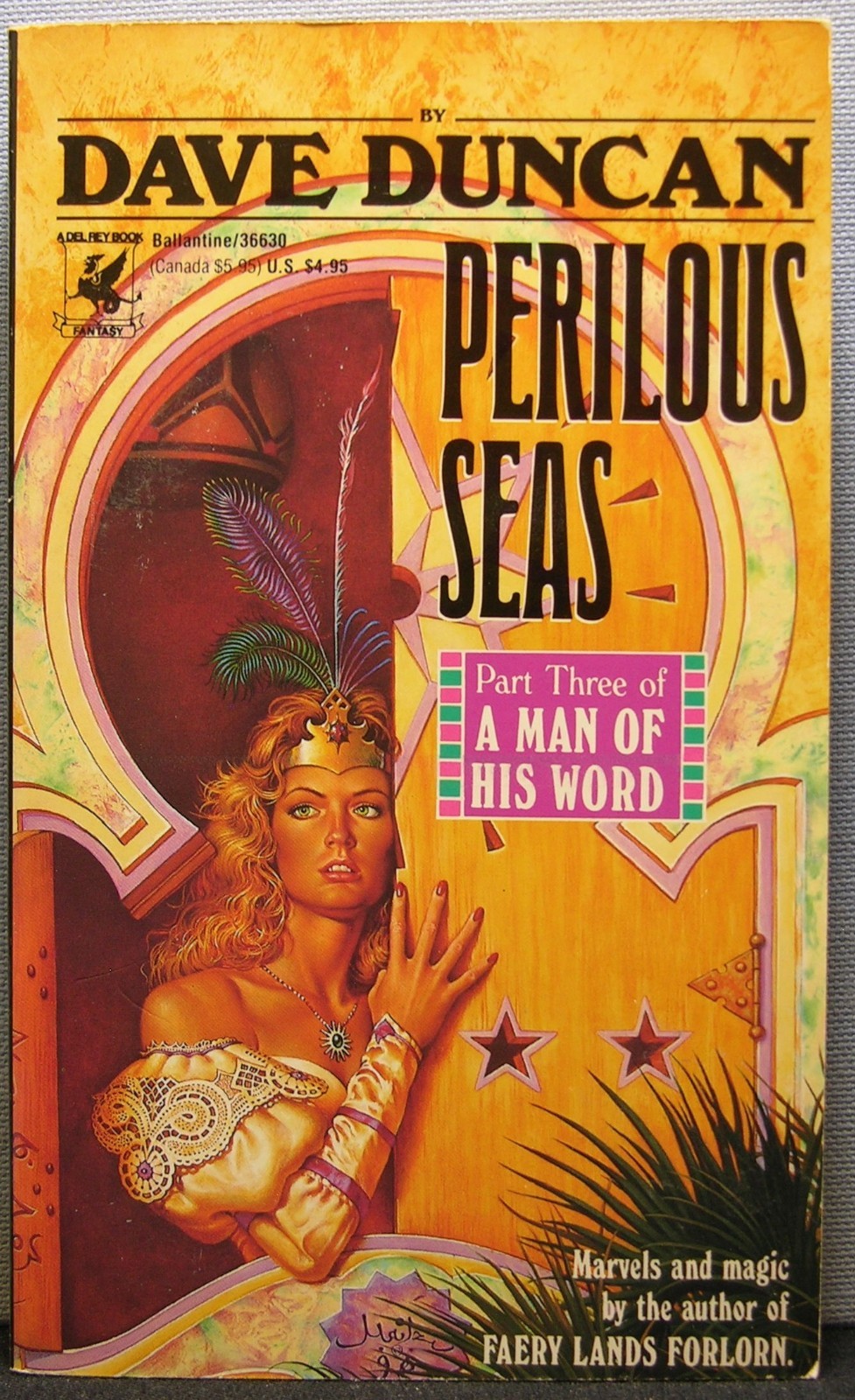 Duncan, Dave – Perilous Seas [A Man of His Word #3] PBO 1st Ed. 1991 Very Good
