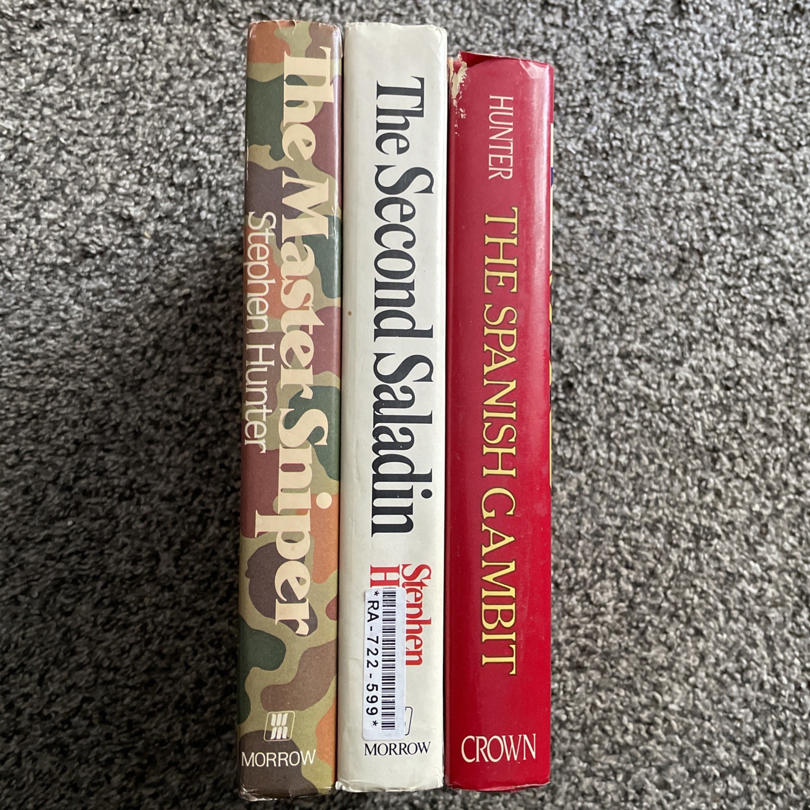 Stephen Hunter 1980s Standalone Novels. First Editions HCDJ