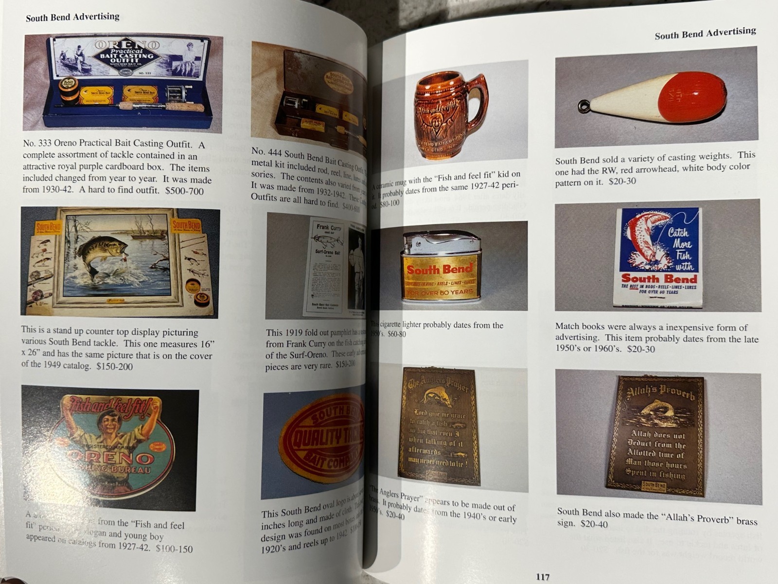 SOUTH BEND FISHING LURES Identification And Value Guide By Terry Wong 2000 GUC