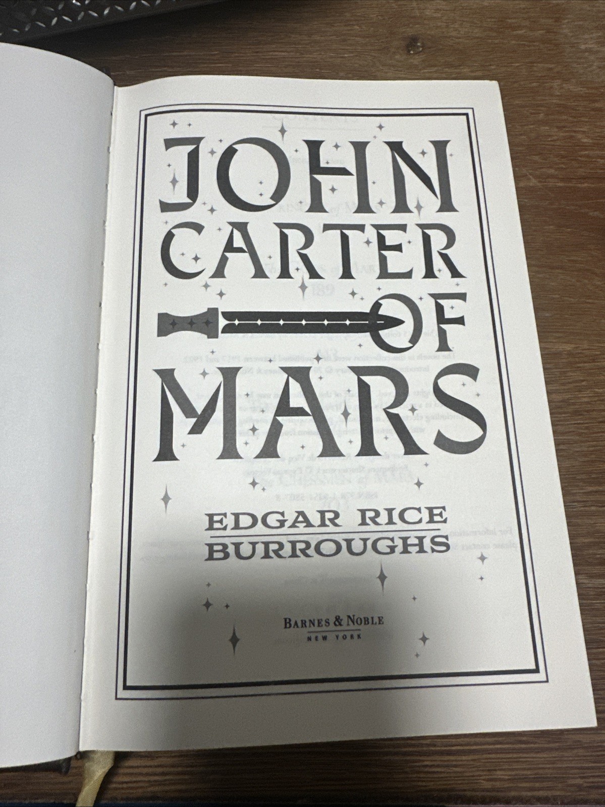 Edgar Rice Burroughs John Carter of Mars Trilogy B&N Collectible Leather HC HTF