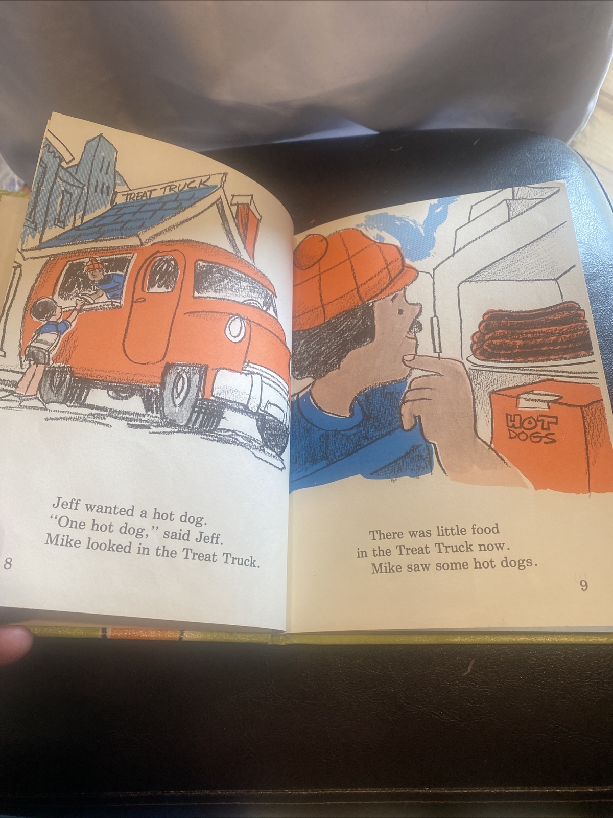 Treat Truck and the Lucky Lion Book 1974 Jack Humphrey Benefic Press Vintage