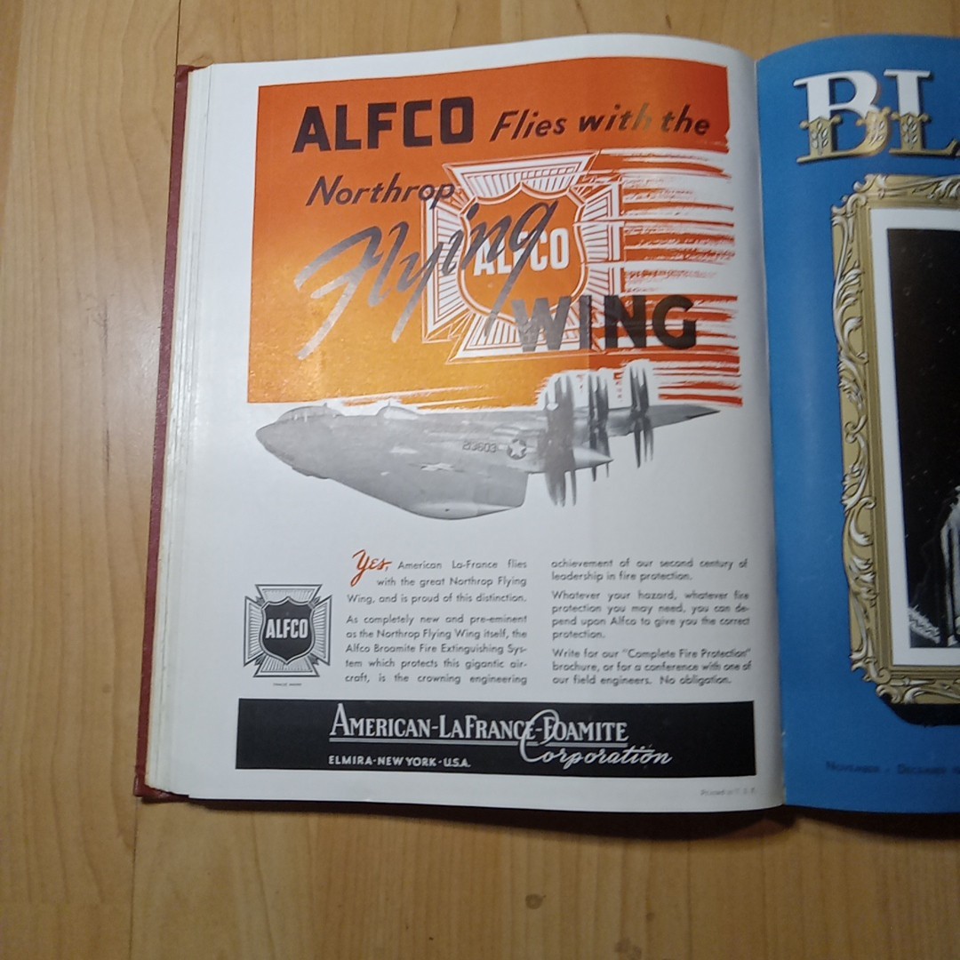 American La France Foamite Corporation 1946 Issues Bound + Ad Info
