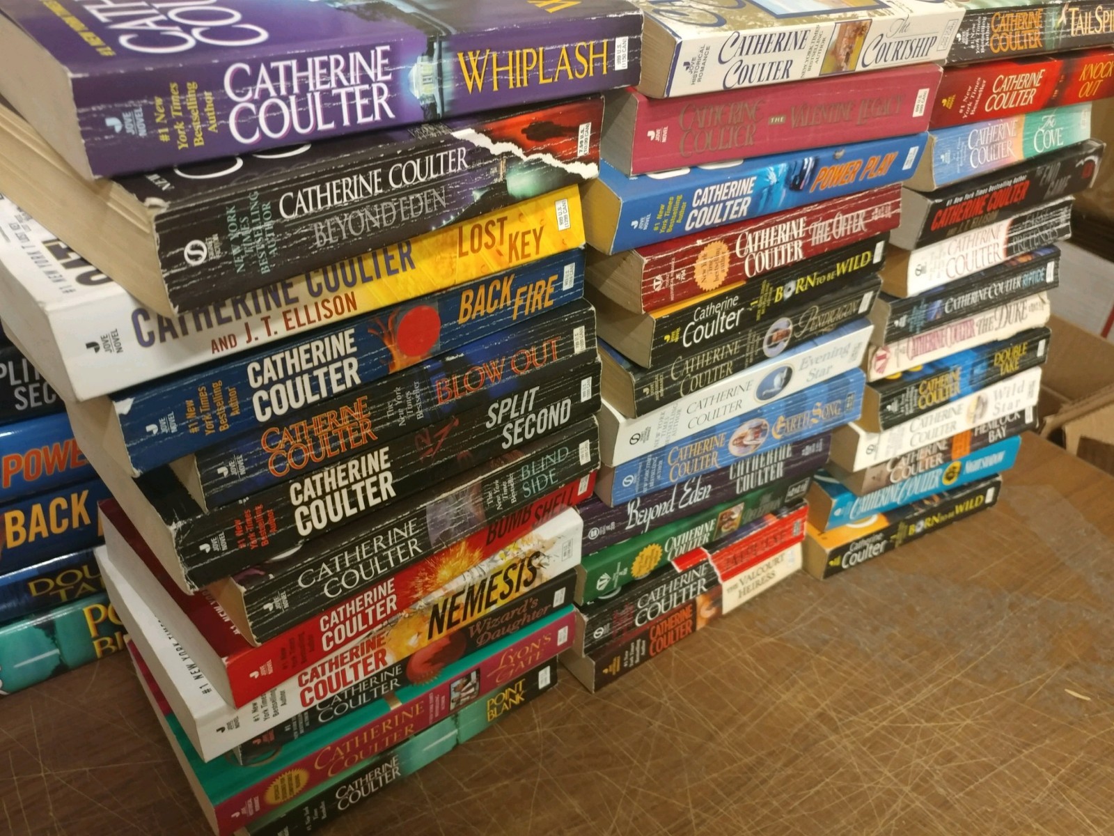 Lot of 10 Catherine Coulter FBI Mystery Thriller MIX Popular Paperback Books MIX