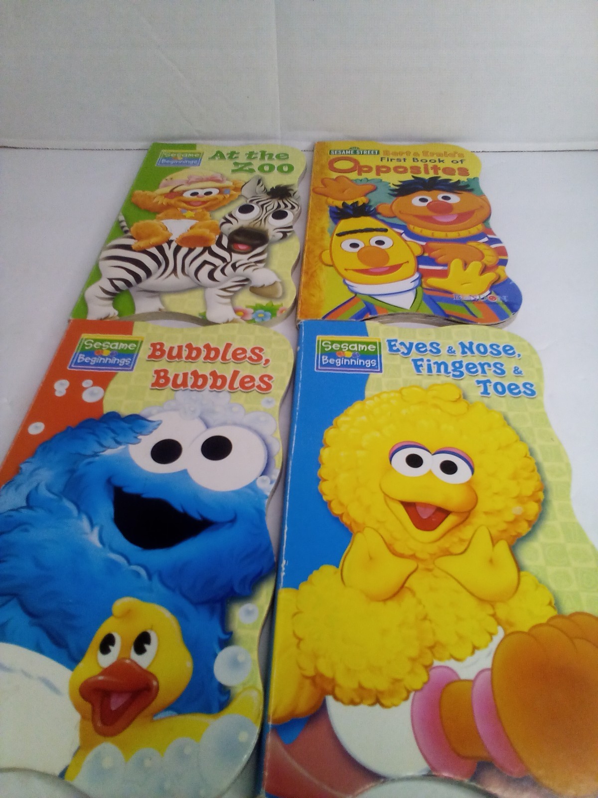 Sesame Street Board Book Lot of 4 Bendon Publishing