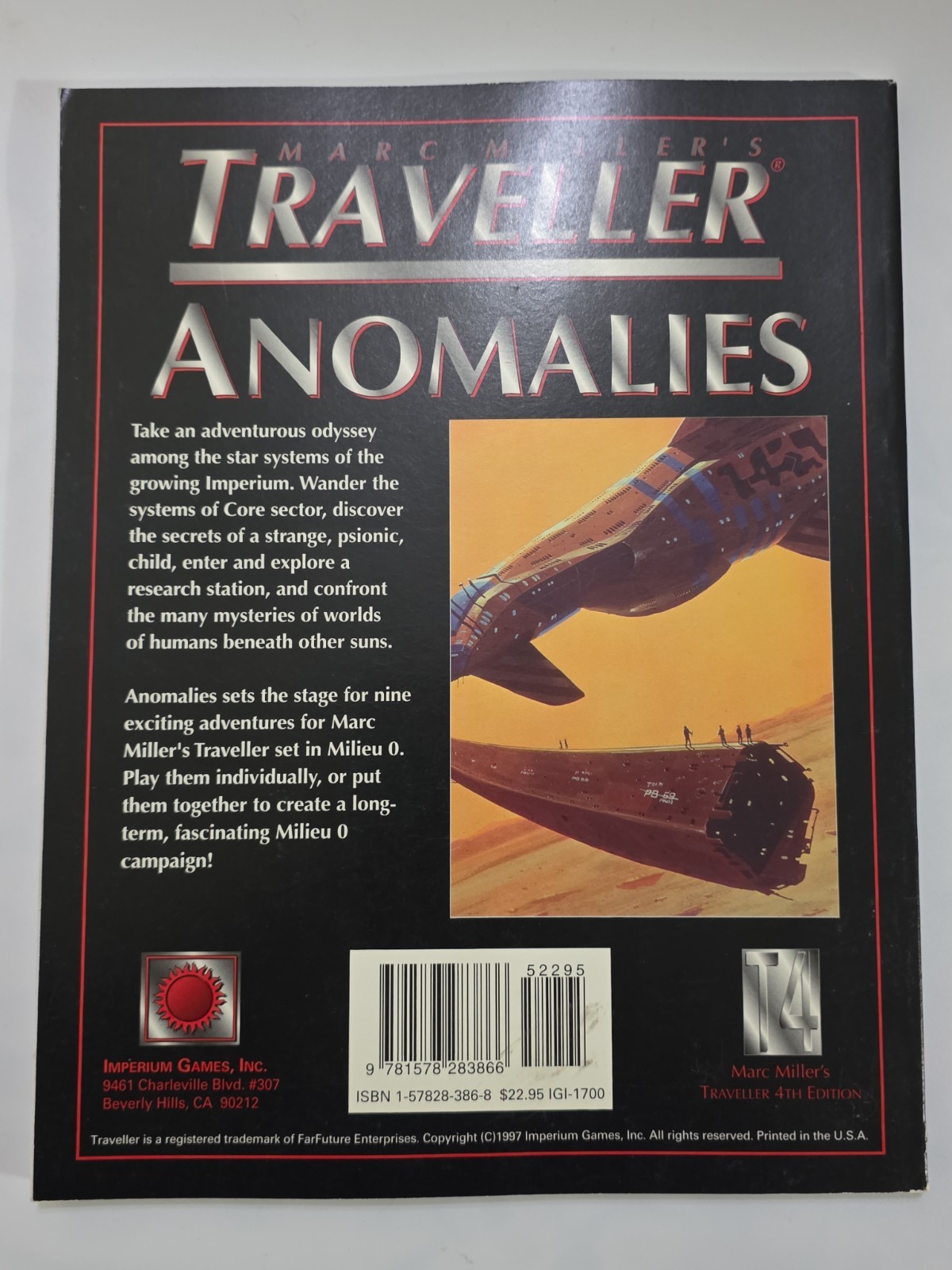 Traveller: Anomolies Marc Miller Imperium Games
