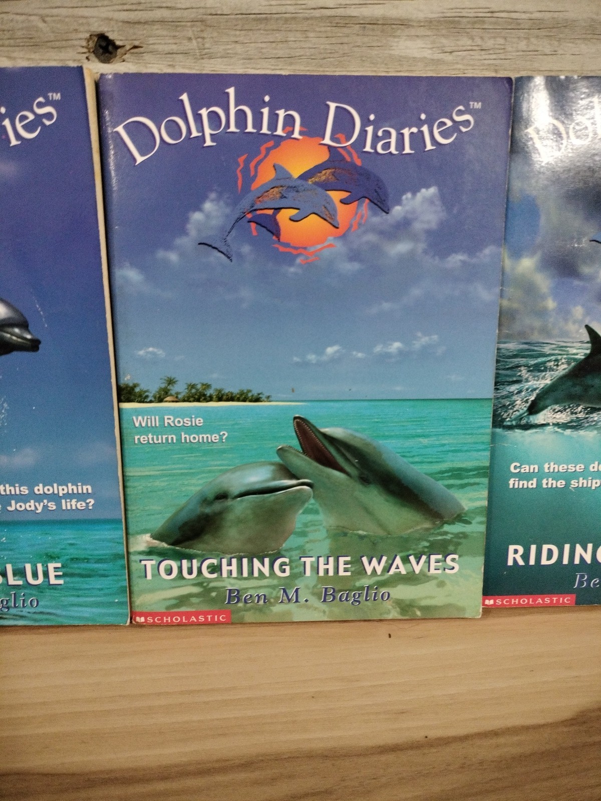 Dolphin Diaries 1-3 Ben M. Baglio Childrens Book Lot Bundle