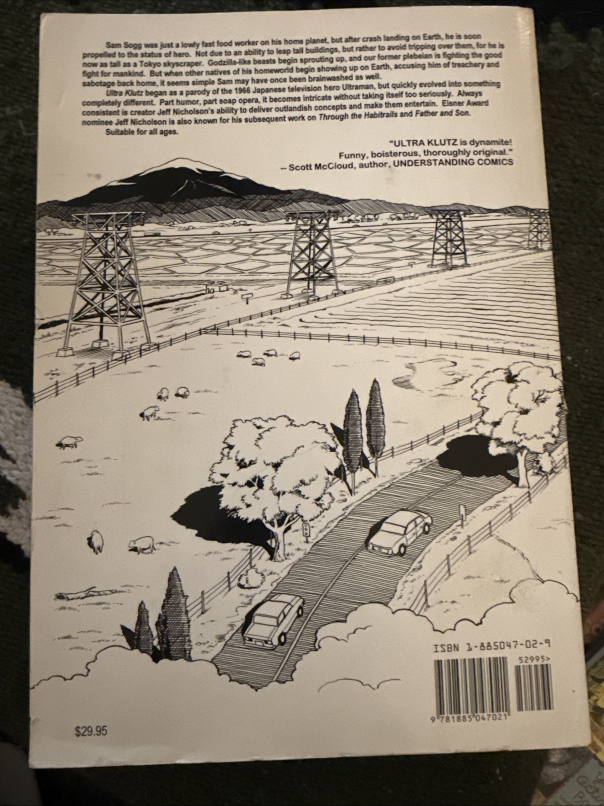 Ultra Klutz: Book One by Jeff Nicholson (1996 Trade Paperback) 1st Printing