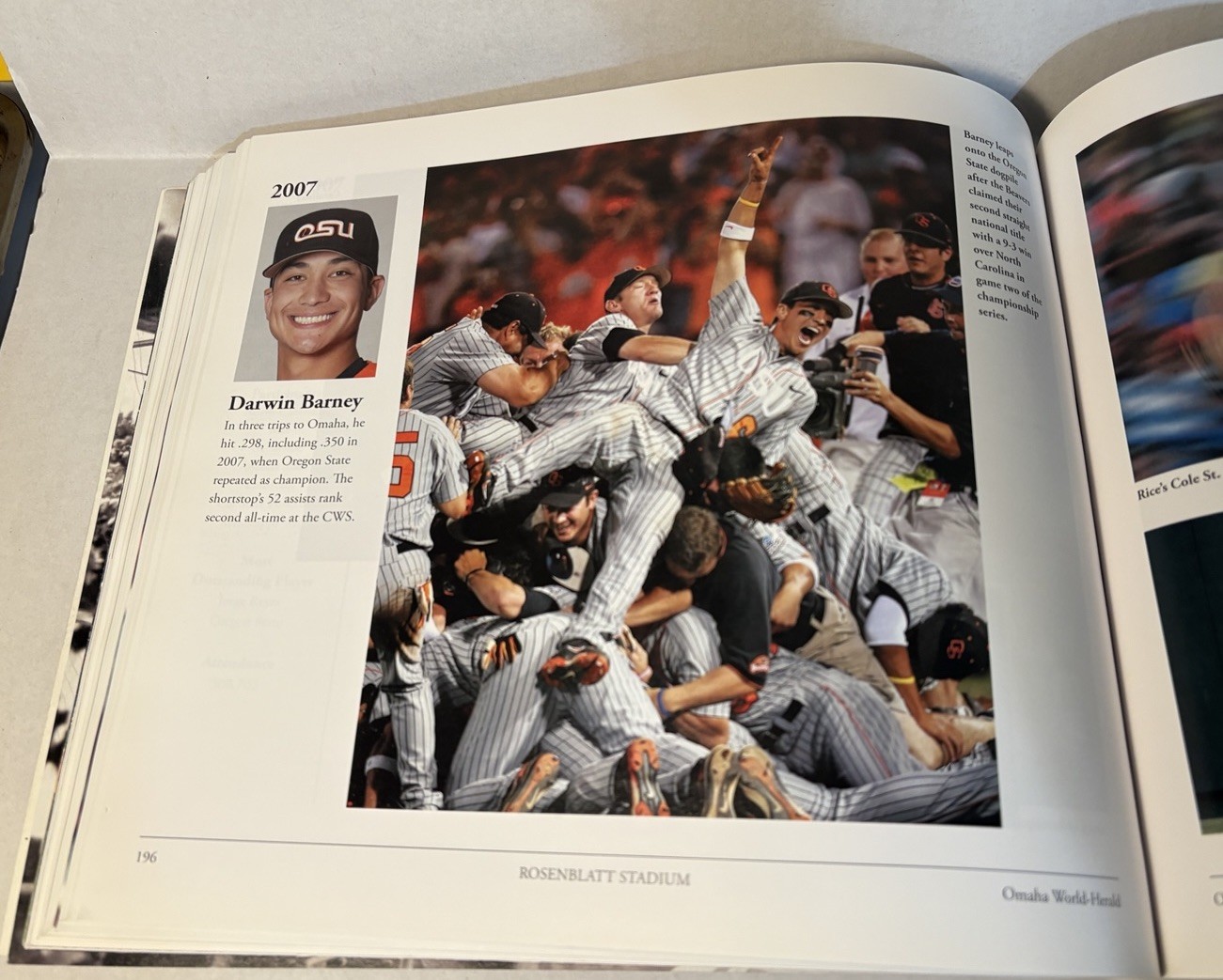 Rosenblatt Stadium, Steven Pivovar, 1st Edition, Omaha World-Herald, SC 2010
