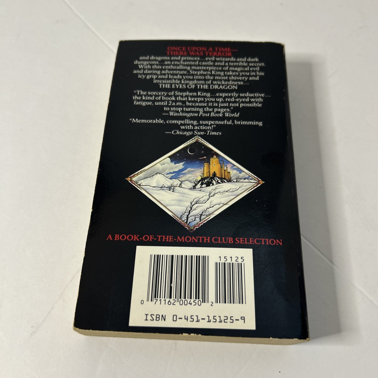 VINTAGE Stephen King The Eyes of the Dragon~1988 1st Signet Printing Paperback