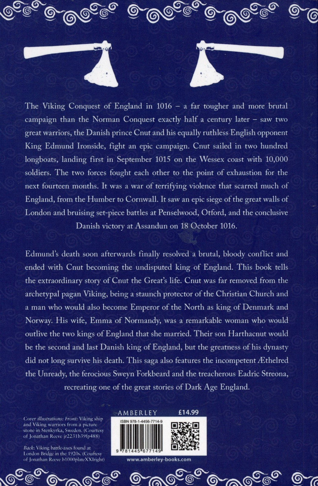 King Cnut and the Viking Conquest of England 1016 by W. B. BartlettVERY GOOD
