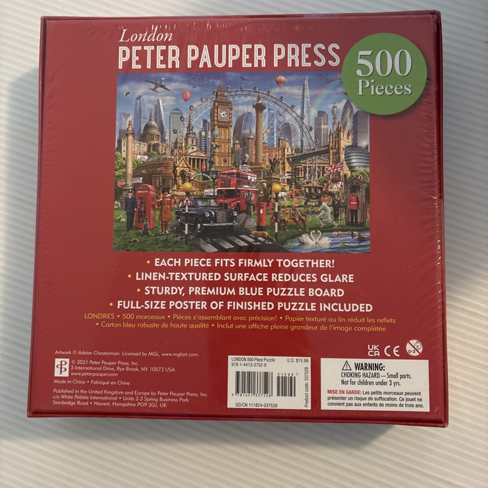 NEW SEALED London 500 Piece Jigsaw Puzzle Peter Pauper Press