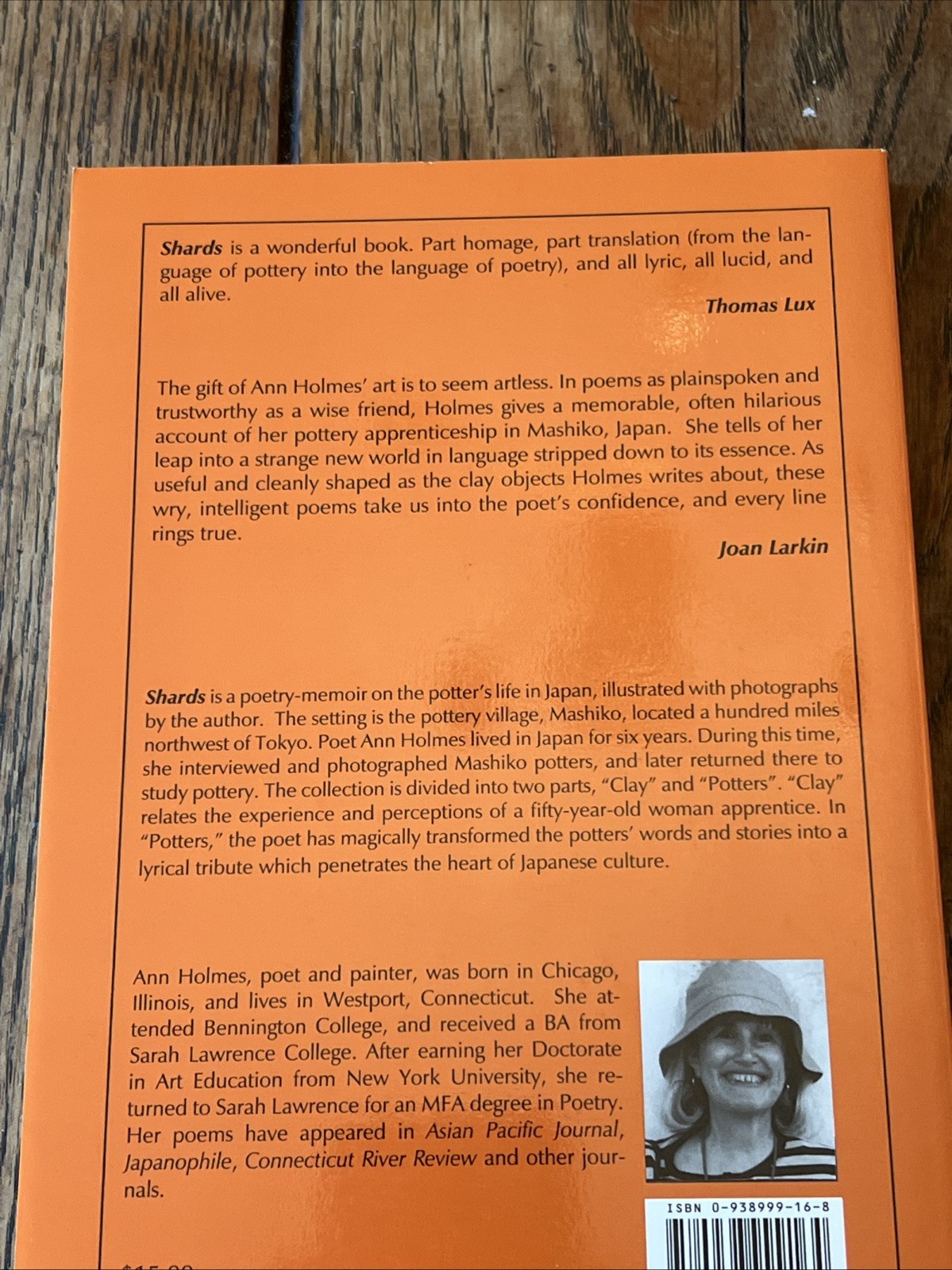 Shards Mashiko Poetry by Ann Holmes