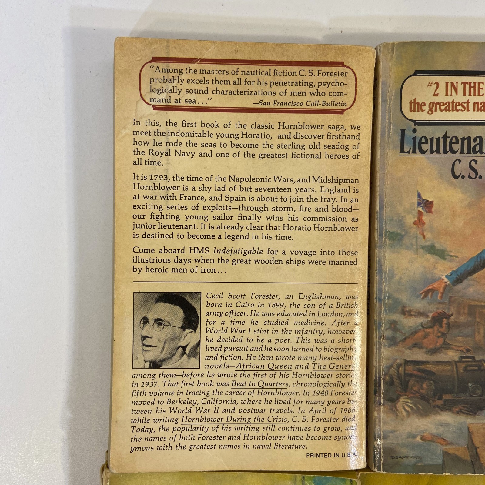 C.S. Forester 9 VTG Hornblower Saga Series Misc Volumes Pinnacle Books MMPB Lot