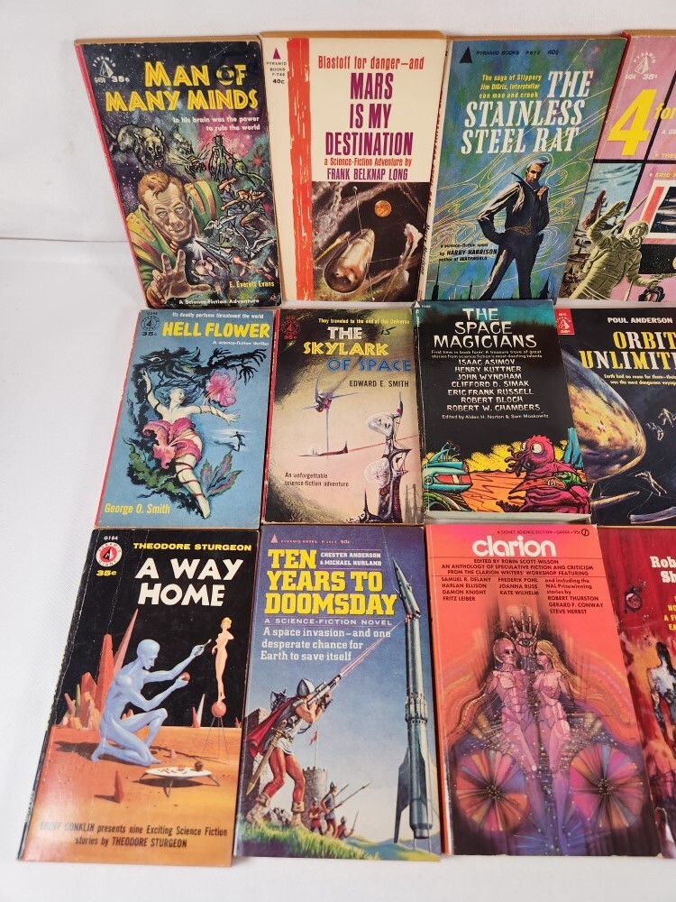 Pocket Paperbacks Lot of 61 Books Science Fiction Avon Signet Pyramid Dell +