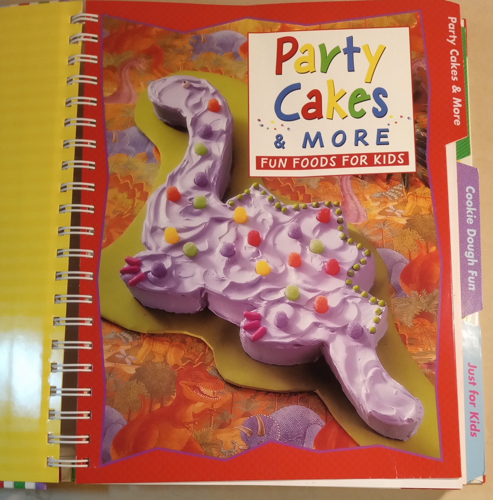 Cooking For Kids. 3 In 1 Cookbook. 2000. Divided With Tabs. Hardcover