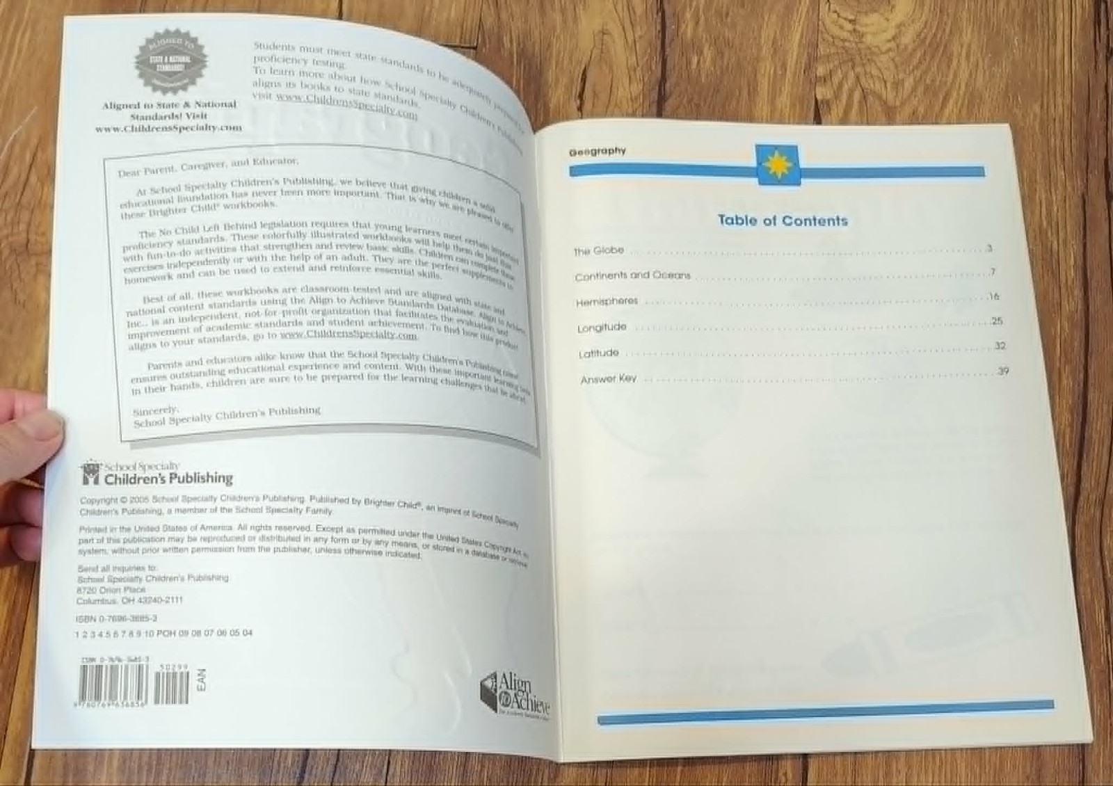 Brighter Child Geography, Grade 5 – Carson-Dellosa Publishing -2005
