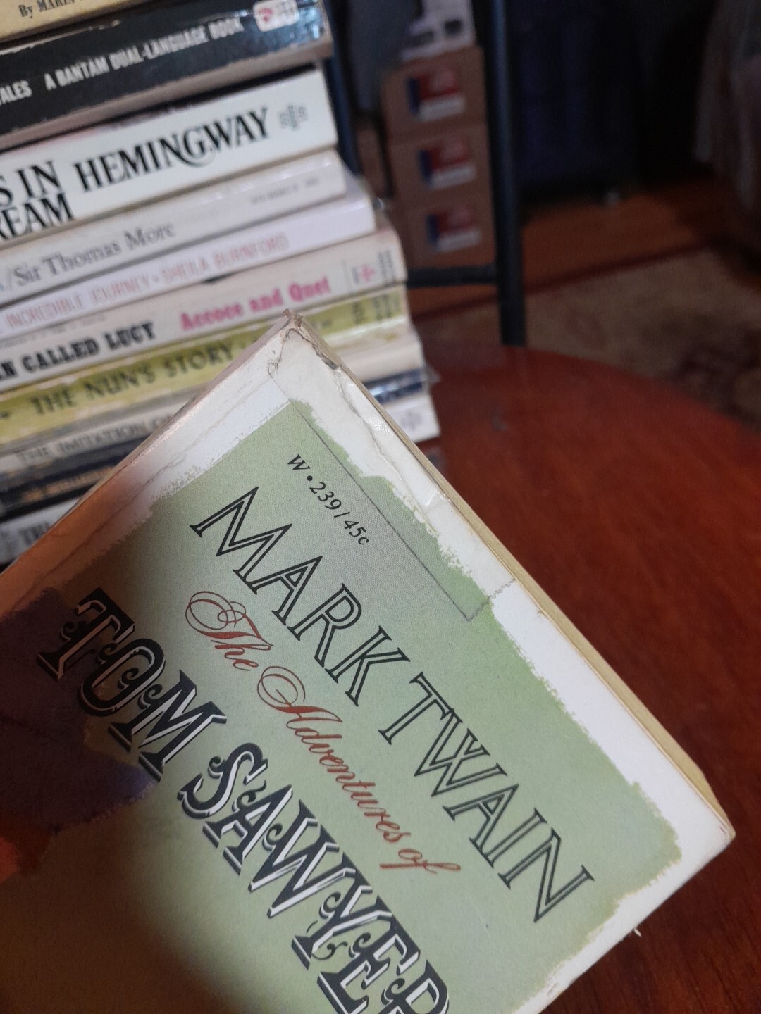 The Adventures of Tom Sawyer Mark Twain 1965 Washington Square Press Vintage
