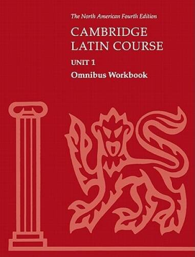 Cambridge Latin Course Unit 1 Omnibus Workbook North American editi – ACCEPTABLE