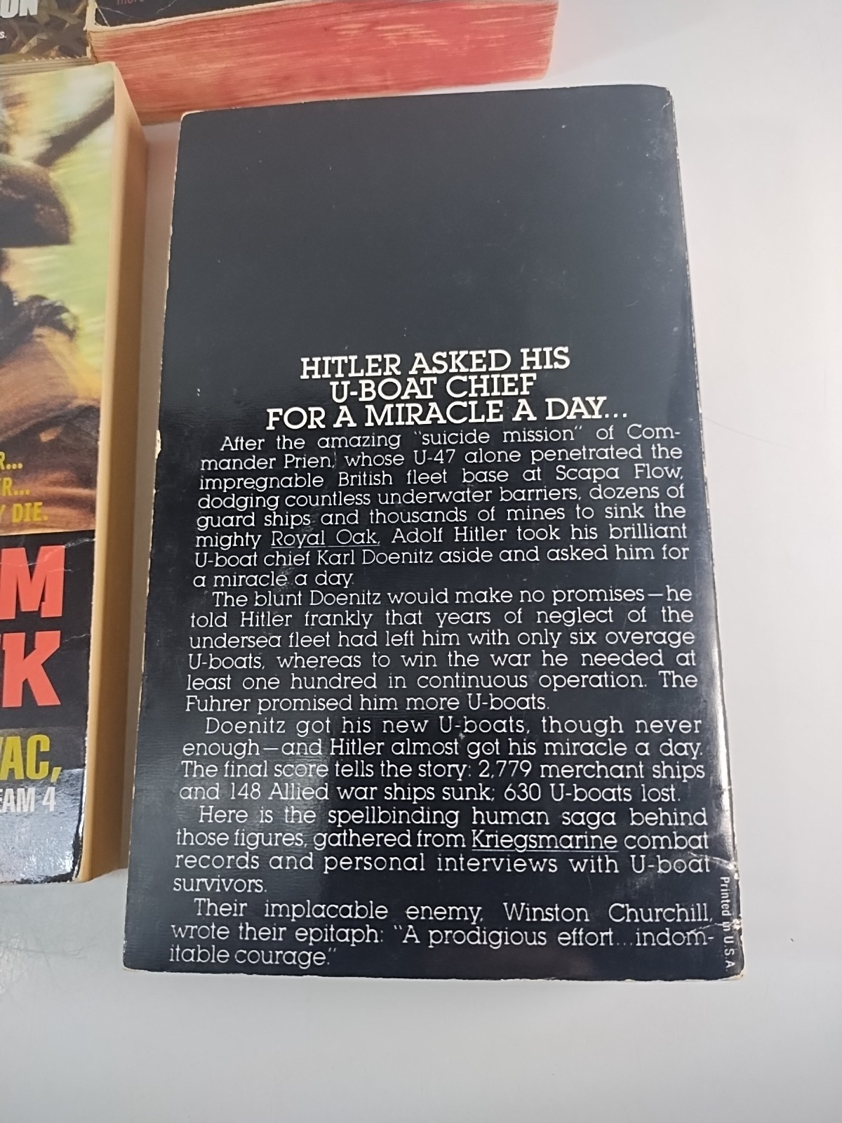 Vintage Military WWII & Vietnam War Paperback Book Lot of 8 Historical History