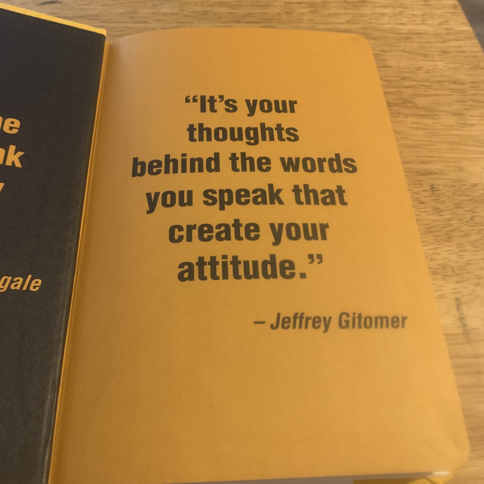 Little Gold Book of YES! Attitude: Hardcover Book By Jeffrey Gitomer