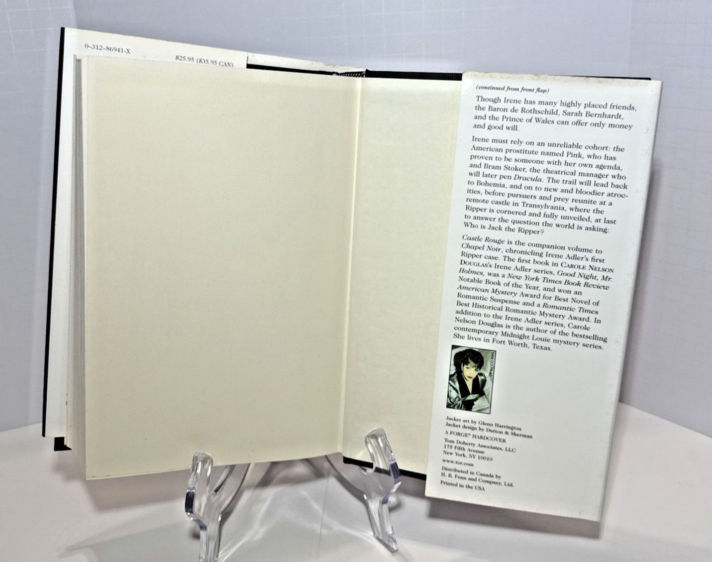 SHERLOCKIANA | VINTAGE 1st Ed HC DJ | Castle Rouge by Carole Nelson Douglas
