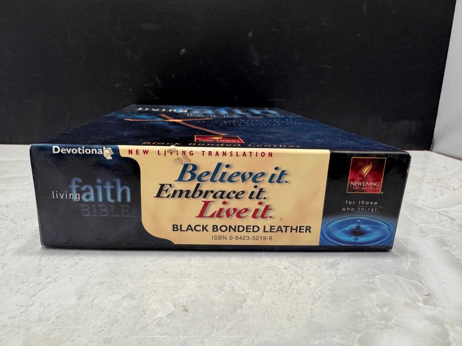 LIVING FAITH BIBLE (NLT)NEW LIVING TRANSLATION,FAITH AFFIRMATION NOTES