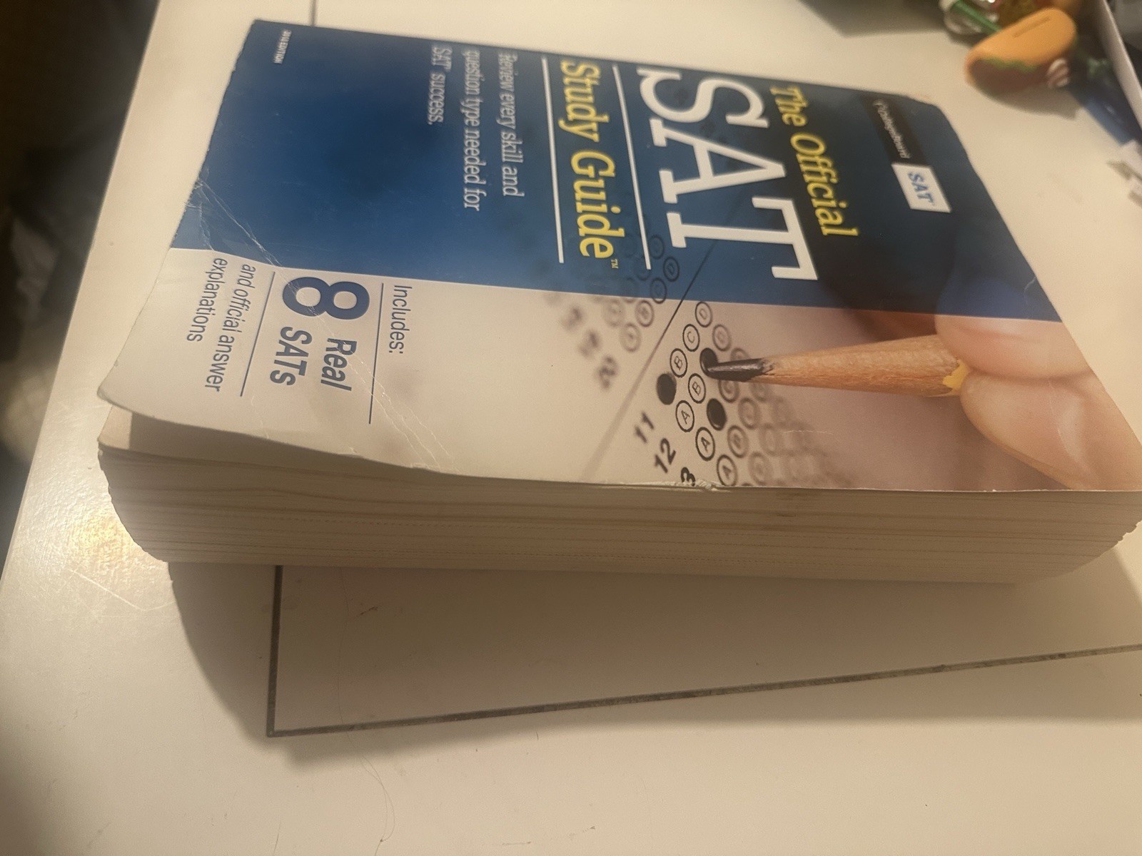 The Official SAT Study Guide by the College Board, NY. 2017. Good Cond.
