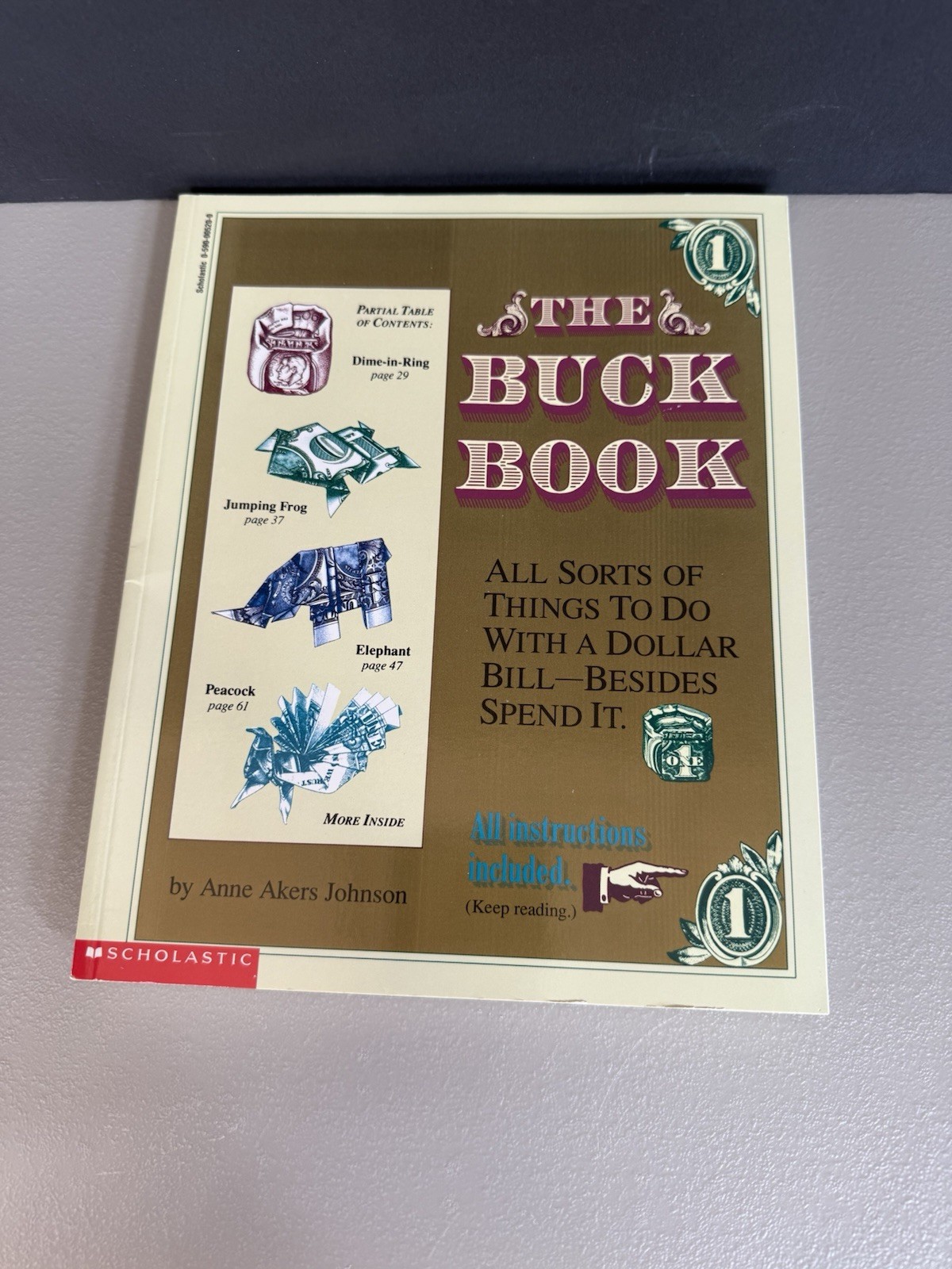 “The Buck Book” Scholastic Paperback Edition by Anne Akers Johnson