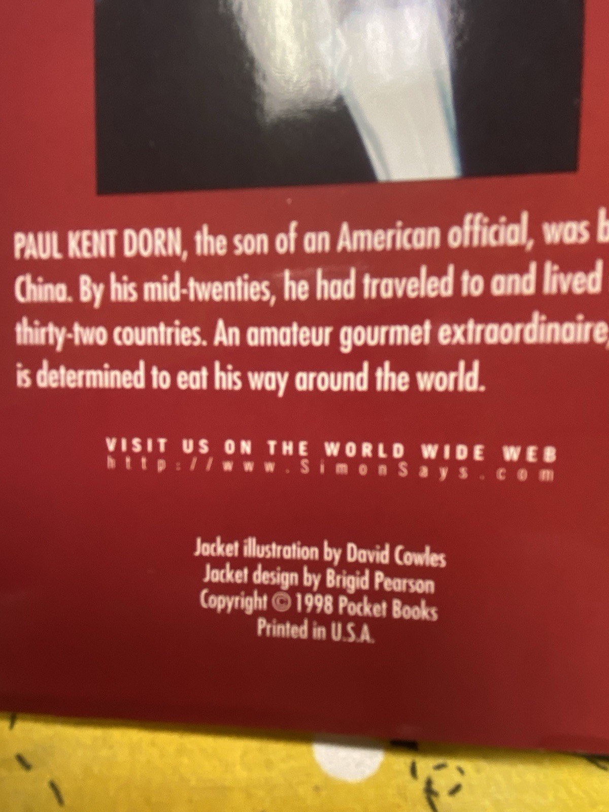 Dining with the Stars -A Taste of the Best Paul Kent Dorn 1998 Cookbook Hardback