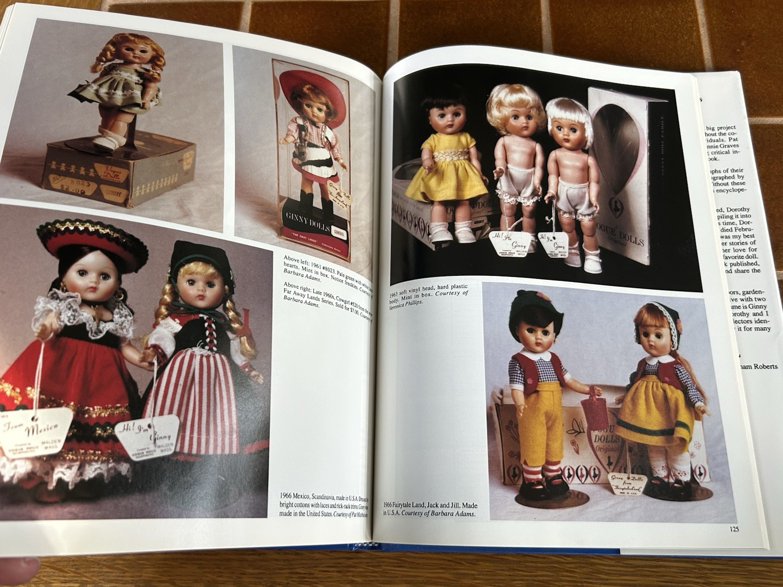 Ginny Doll Encyclopedia HC DJ Sue Nettleingham Roberts Dorothy Bunker LN EUC