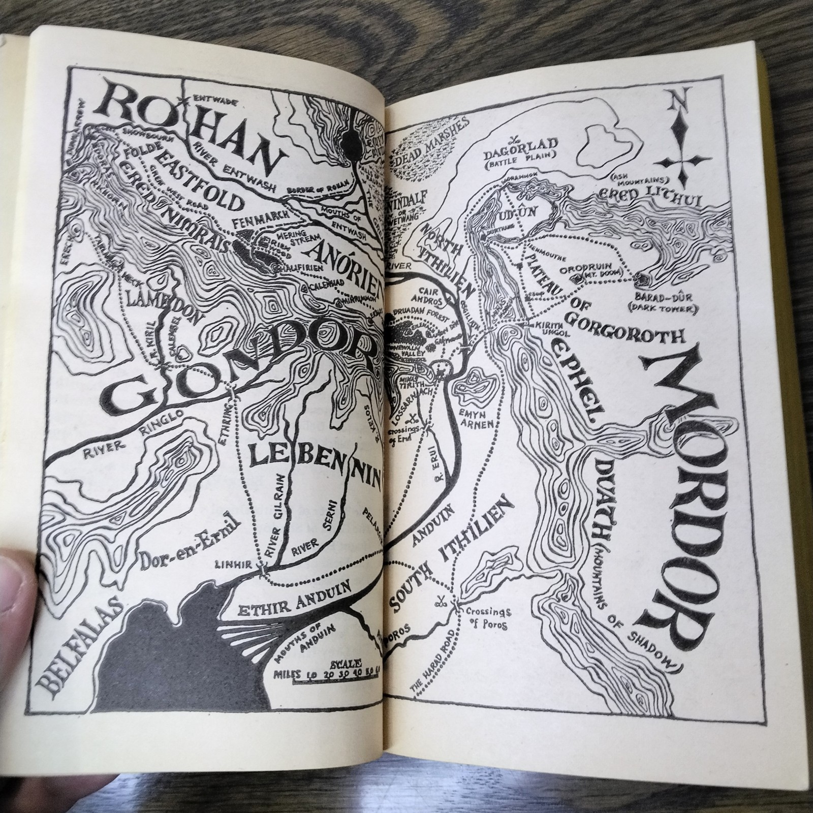 Lord of the Rings Paperback Lot Two Towers Return of the King J.R.R. Tolkien 80s