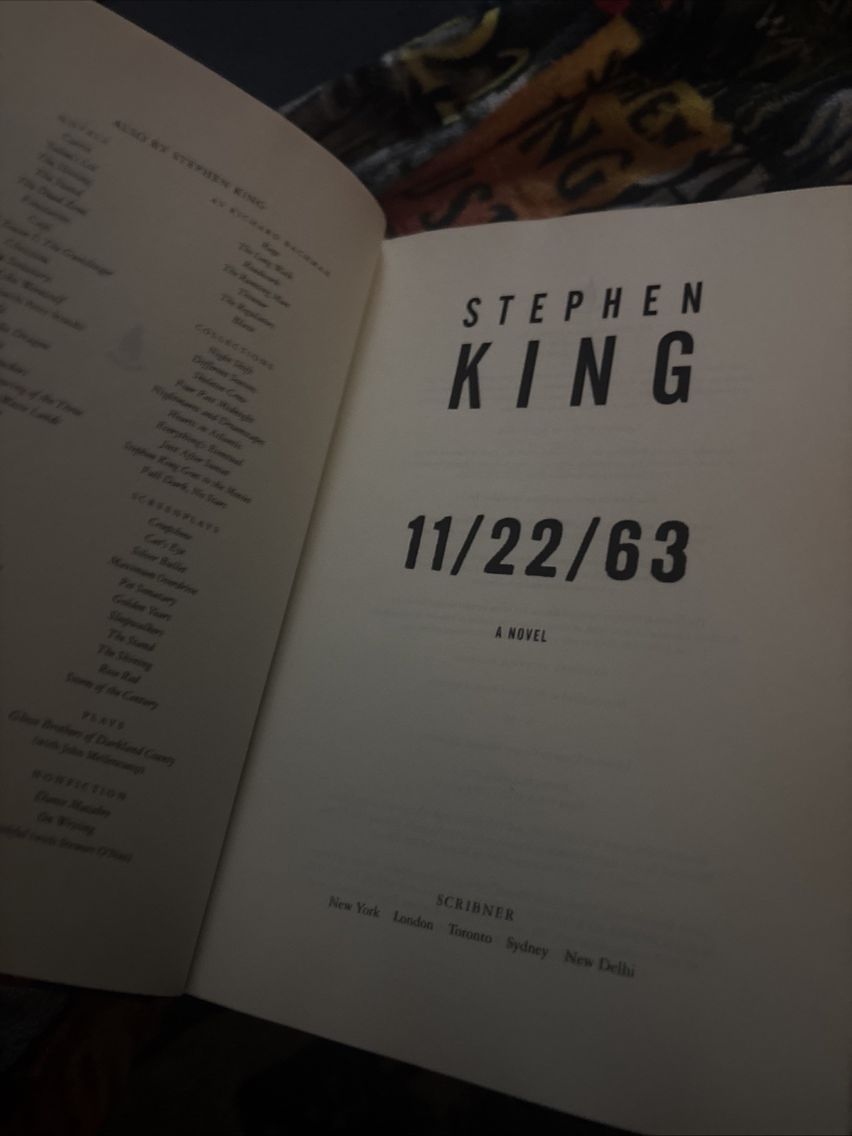 11/22/63 by Stephen King (1st Edition, 9th Printing, 2011)