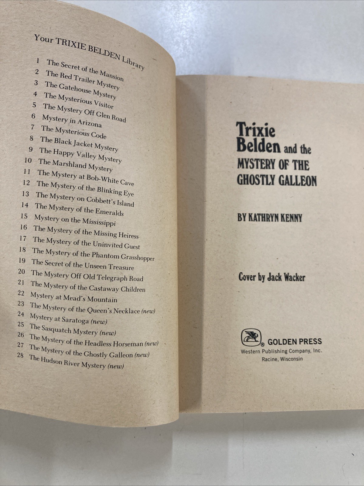 Trixie Belden Volumes 19, 27 & 30 SC Kathleen Kennny 1980s Golden Press Good
