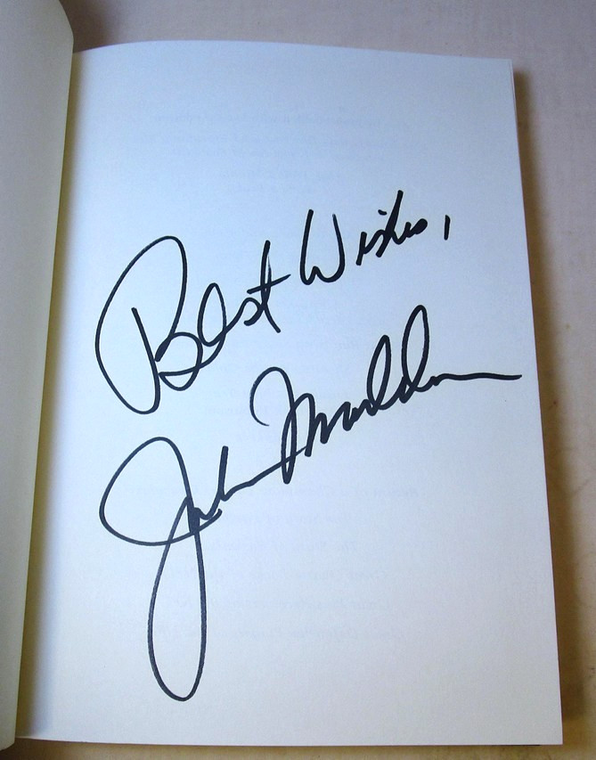 SIGNED One Size Doesn’t Fit All by John Madden First Edition 1988