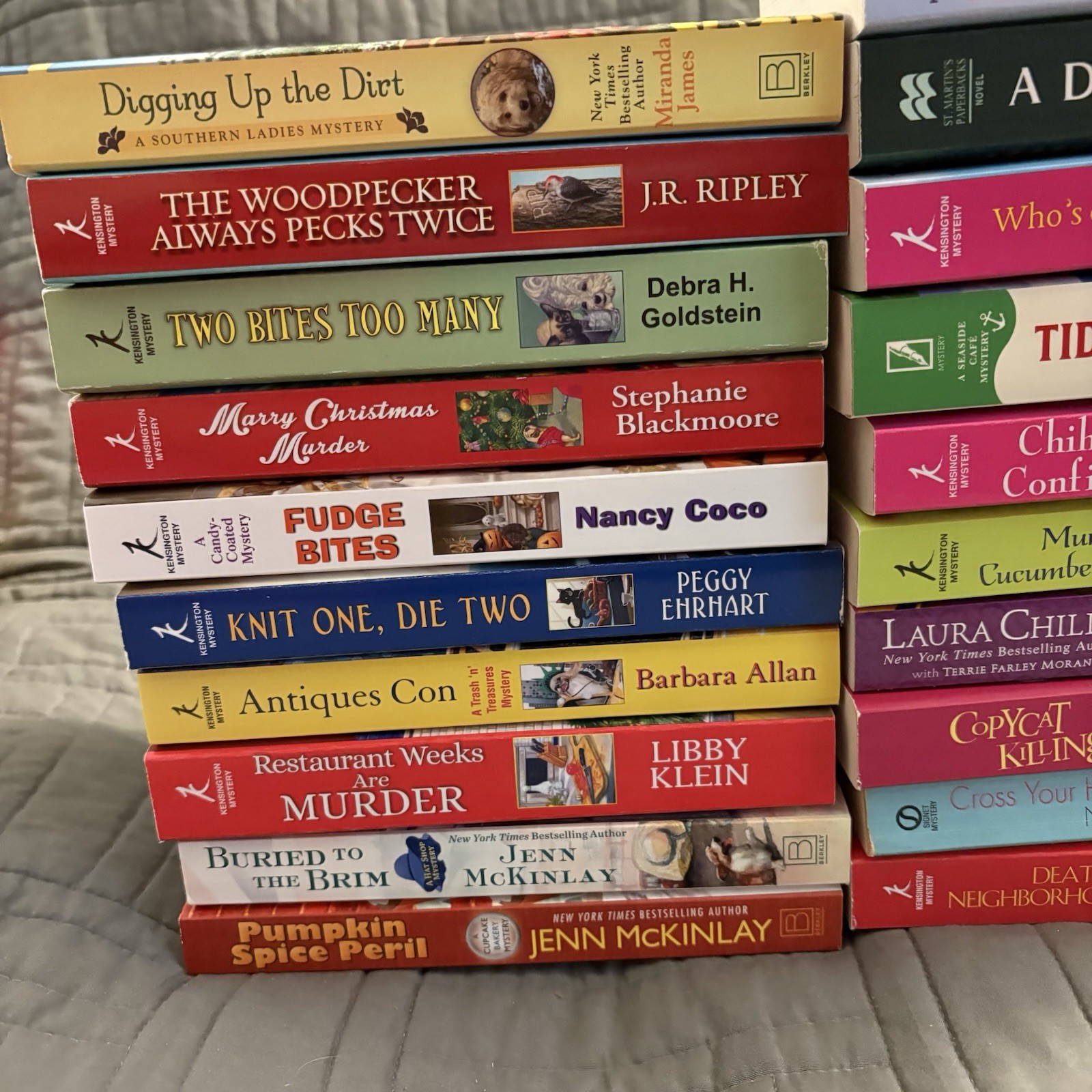 Cozy Mysteries Paperback lot of 20 Books – Mixed Authors