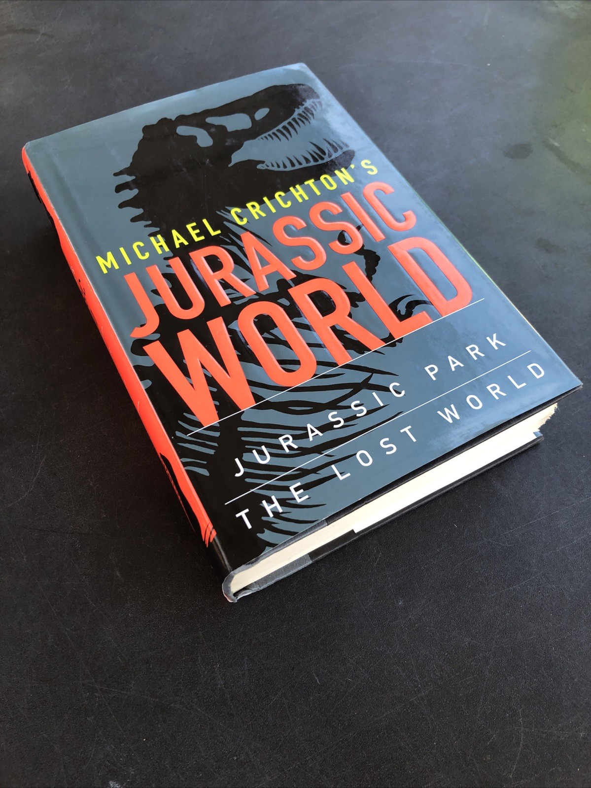 First Edition Michael Crichton’s Jurassic World 1997 Hardcover Deckled Pages