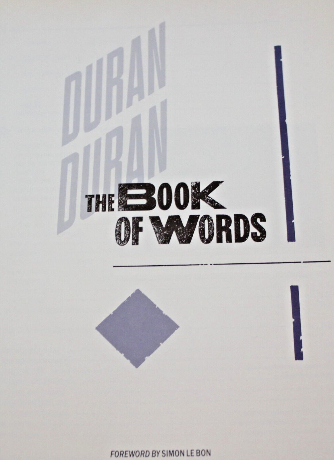 2 – Vintage 1984 Duran Duran Book lot OF WORDS & PHOTO SHOT w DJ Japan LP LYRICS