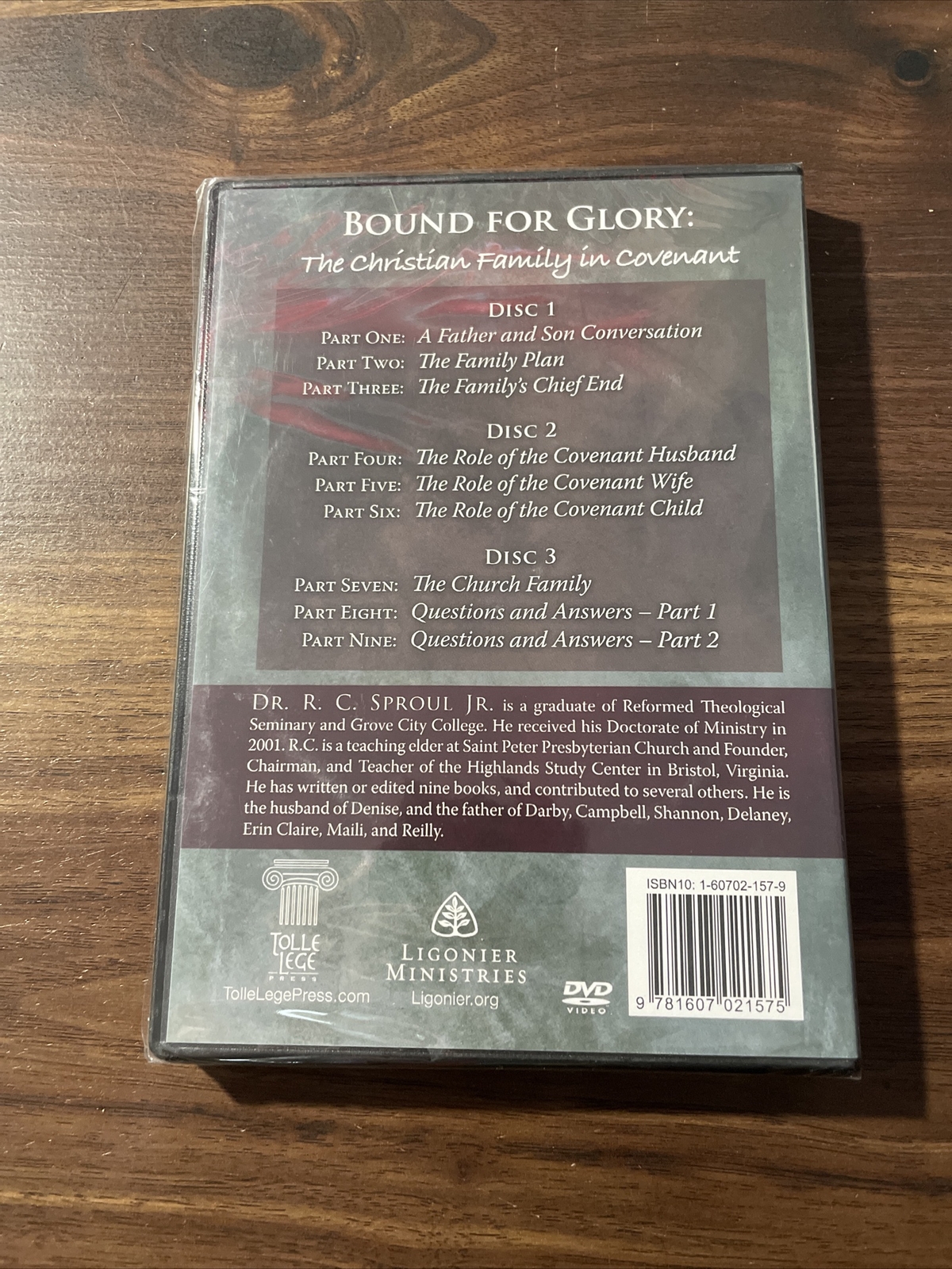 Bound for Glory: The Christian Family in Covenant DVD NEW! 3 Discs Sproul Sealed