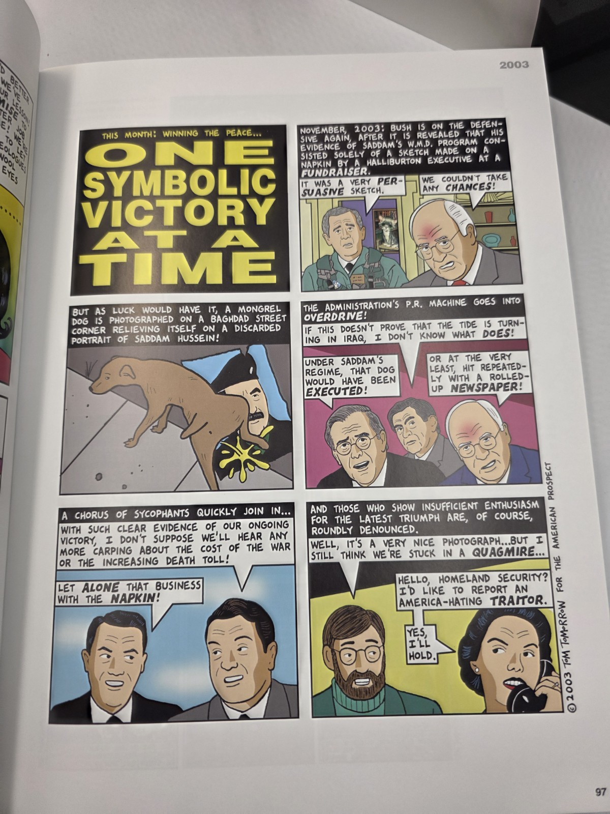 Tom Tomorrow 25 Years Vol 1 & 2 Dan Perkins Comic Art Hardcover Set + Bonus